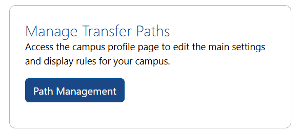 Path Management Button