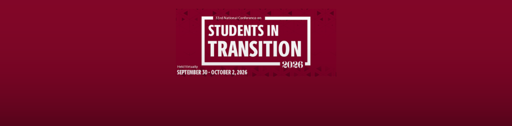 Text: National Conference on Students in Transition